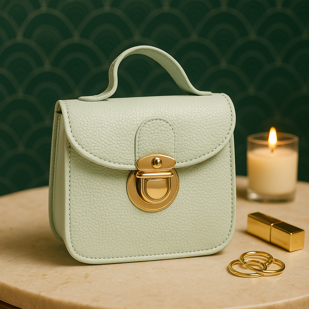 Light Green Mini Crossbody Bag for Women
