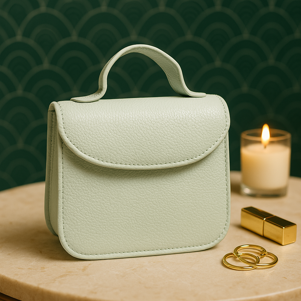 Light Green Mini Crossbody Bag for Women
