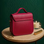 Trendy Red Mini Sling Bag for Women