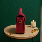 Trendy Red Mini Sling Bag for Women