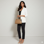 Aurora Luxe Bag Quilted Tote HandBag for Women-Elegant PU Leather Handbag