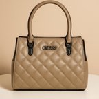 Aurora Luxe Bag Quilted Tote HandBag for Women-Elegant PU Leather Handbag