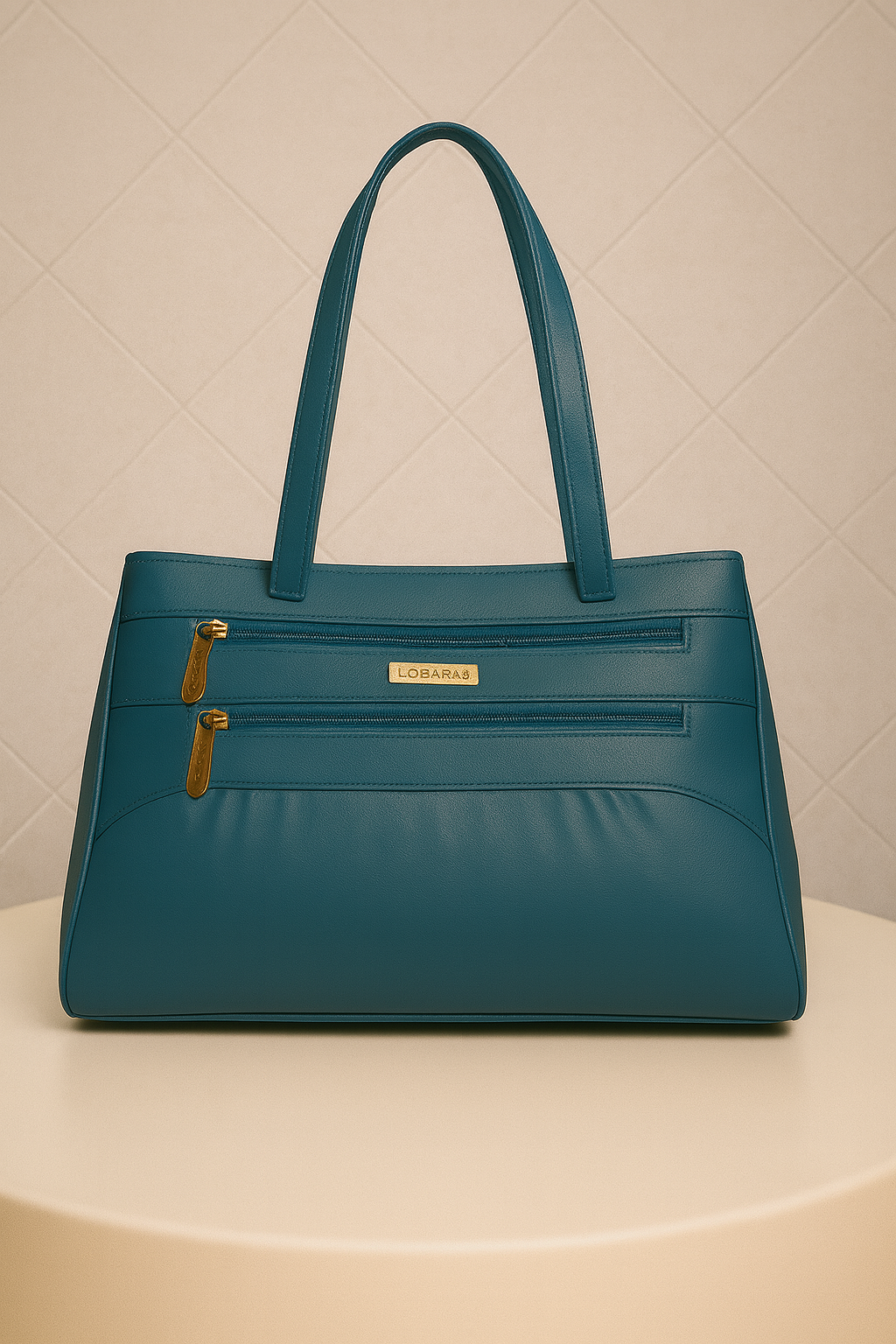 Teal Luxe Shoulder Handbag