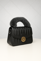 Ivory Elegance Quilted Handbag