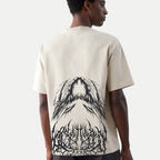 Men’s Oversized T-Shirt – VoidMaw Scream Front Graphic