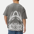 Men’s Oversized T-Shirt – VoidMaw Scream Front Graphic