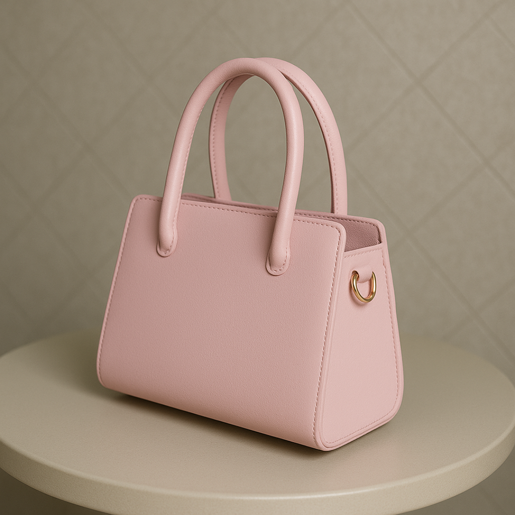 Caramel Pink Structured Tote HandBags For Women– Premium Everyday Handbag