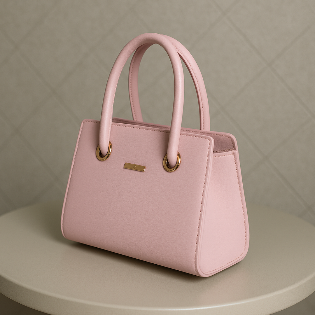 Caramel Pink Structured Tote HandBags For Women– Premium Everyday Handbag