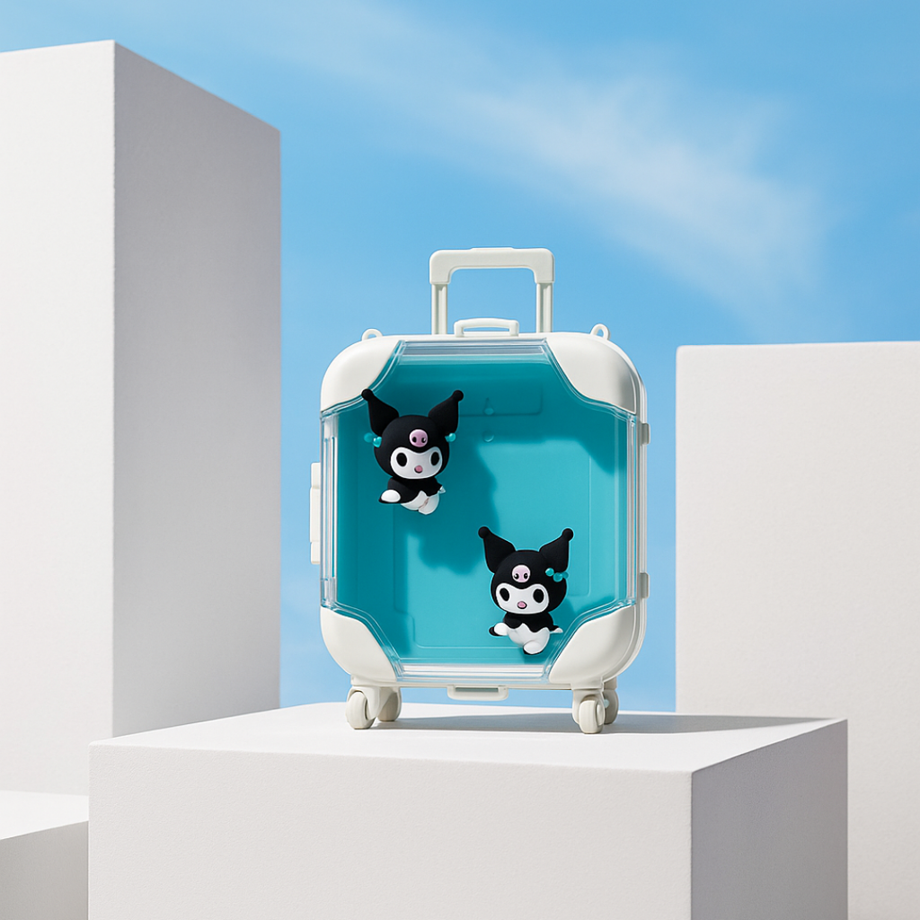 PandaPlay Kids Travel Trolley For Girls