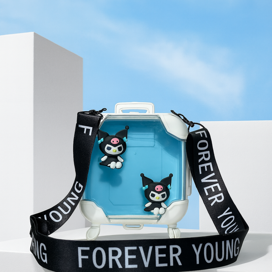 PandaPlay Kids Travel Trolley For Girls