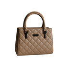Aurora Luxe Bag Quilted Tote HandBag for Women-Elegant PU Leather Handbag
