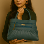 Blush Structured Tote Handbag For Women