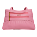 Blush Structured Tote Handbag For Women