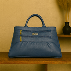 Blush Structured Tote Purple Handbag For Women