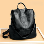 Premium Patchwork Leather Backpack