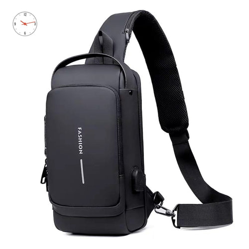 Anti-theft sling bag with a USB charging port